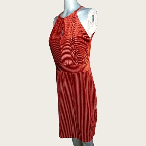 Dynamite Midi Dress – Autumn Burnt Orange/Red 🍂✨👗 - Picture 4 of 10